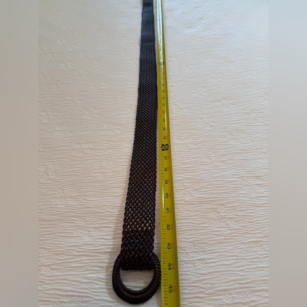 J. Crew Belt Brown woven size M/L - Picture 10 of 11